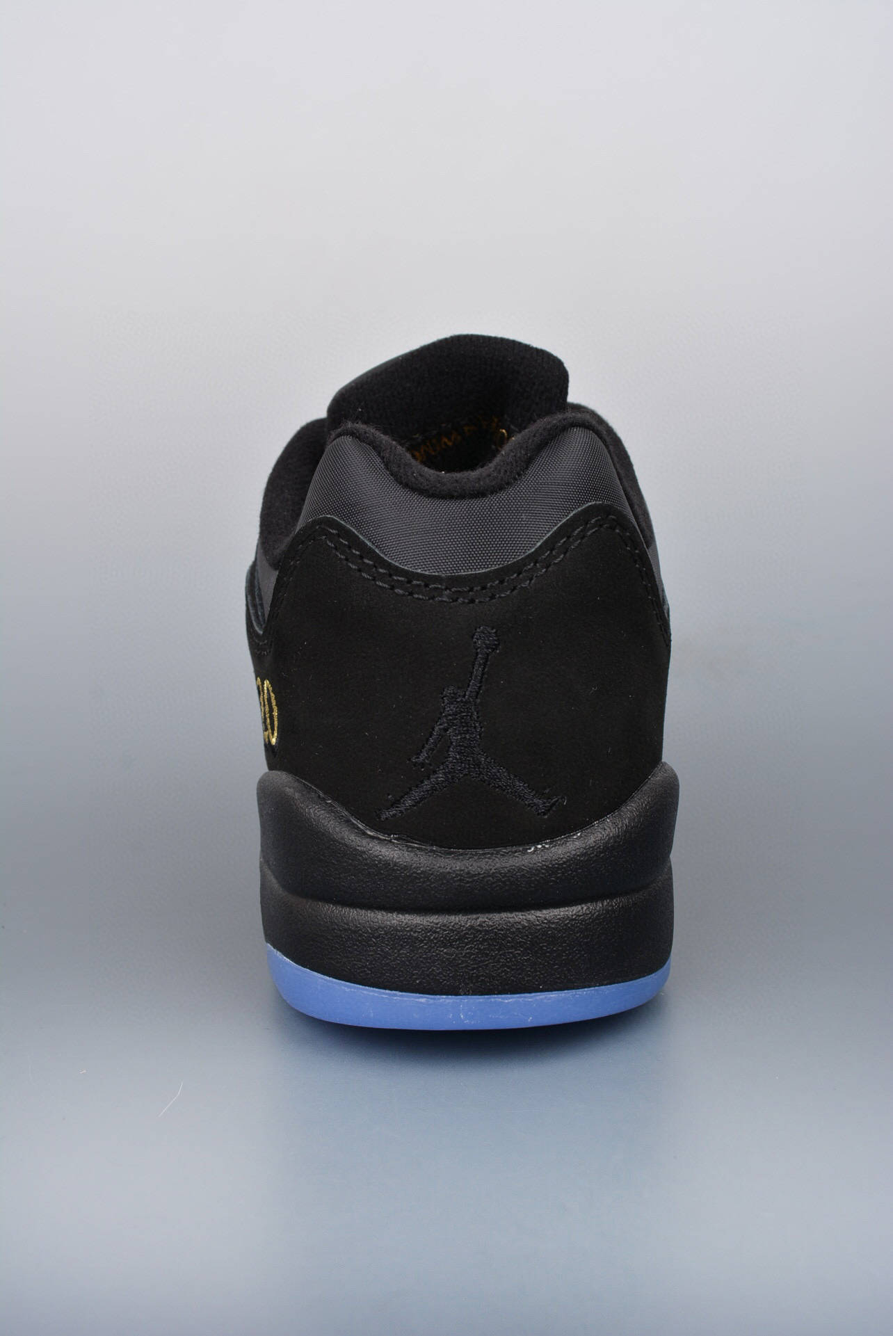 乔丹air jordan 5 retro low wings expression 黑金布绒面白低帮篮球