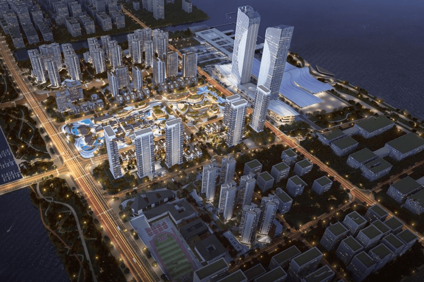 原创马鞍岛万科深业湾中新城售楼处价值分析