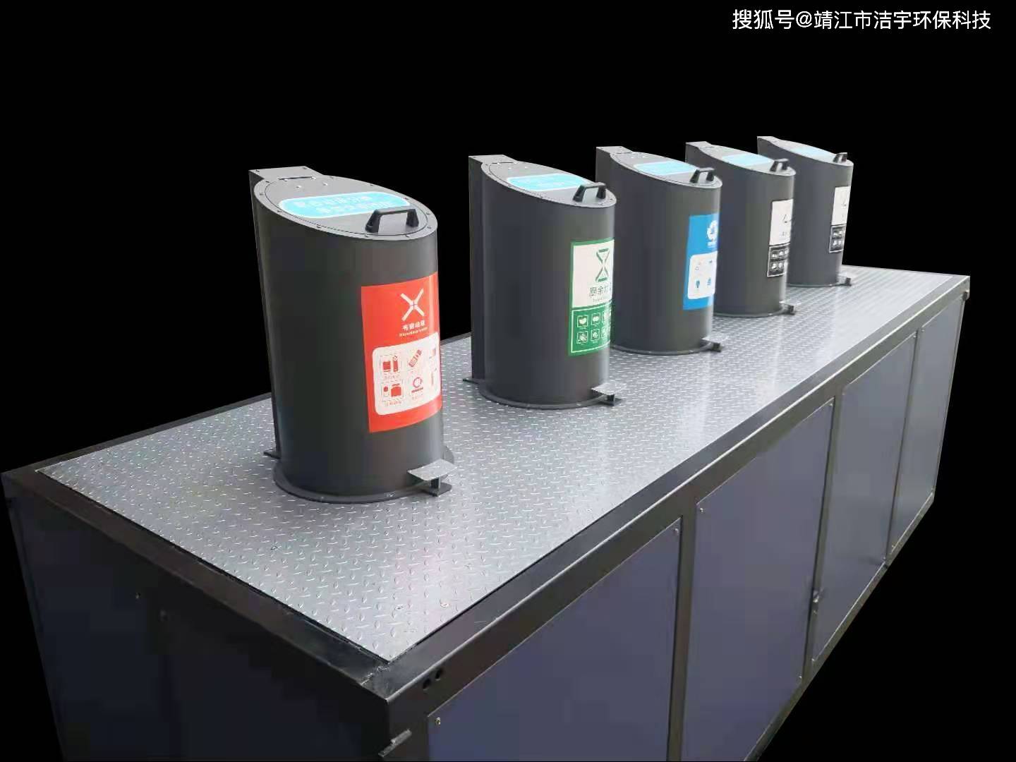 半地下智能升降地埋式垃圾桶的应用场景_城市_分类_管理
