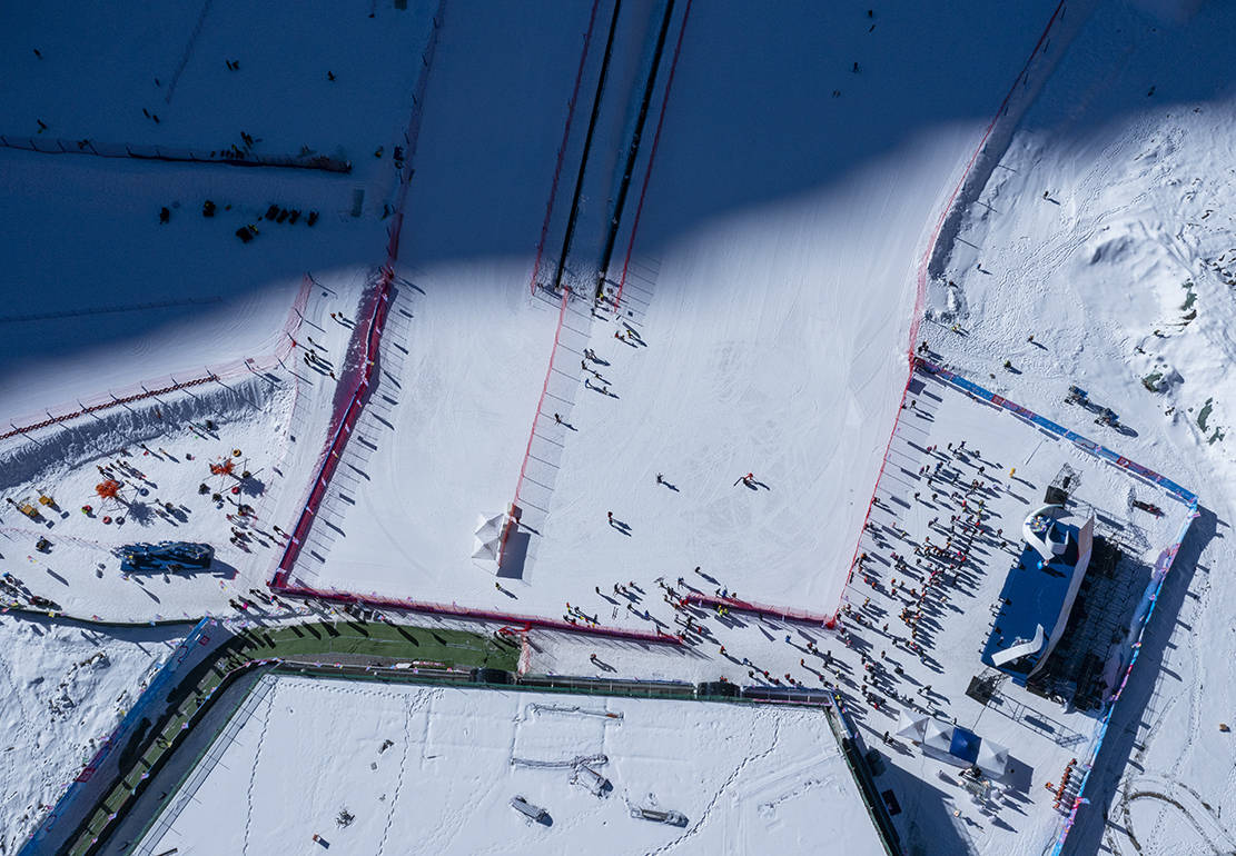 汶川阿尔沟滑雪场图片