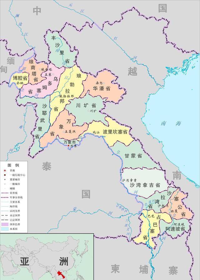 老挝华潘,川圹两省人口只相当于中国的大县,曾是越南的藩属国