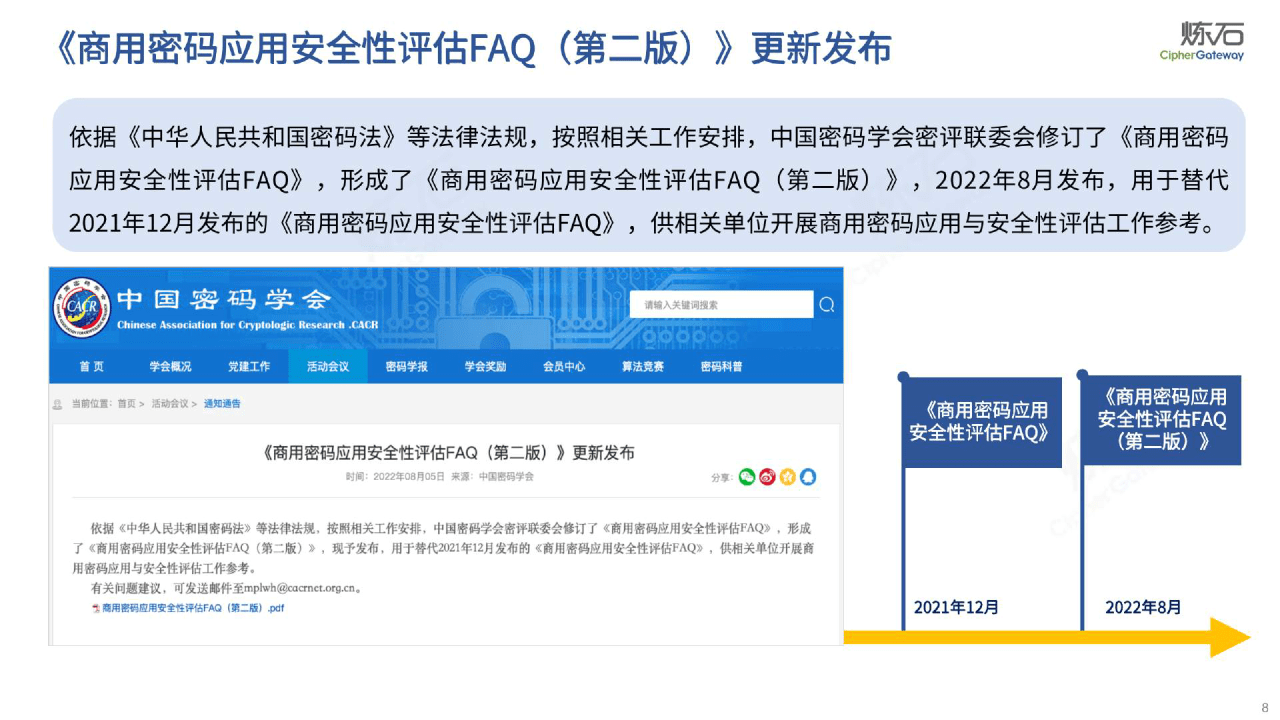 2023图解《商用密码应用平安性评估FAQ（第二版）》(附下载)