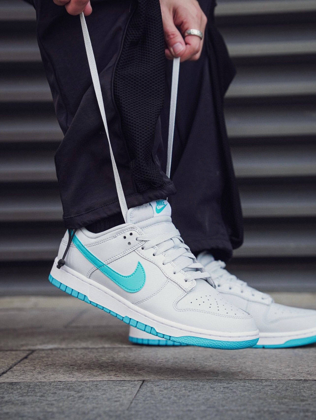 耐克灰北卡蓝 nike dunk low light blue 低帮运动板鞋
