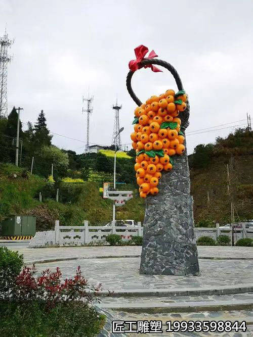 玻璃钢枇杷雕塑 生态园门口装饰景观_文化_艺术_传统