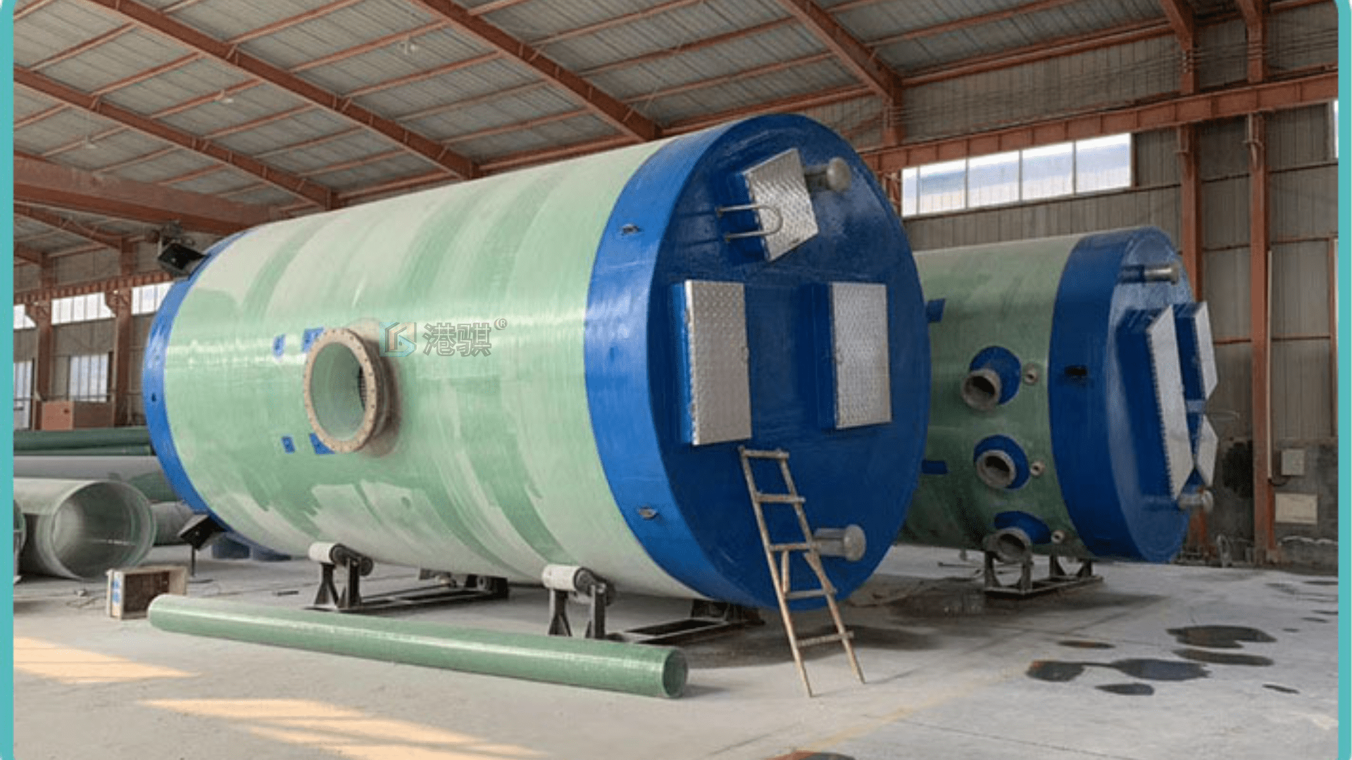 污水提升泵站的维护保养,延长玻璃钢泵站的使用寿命-港骐_进行_运行