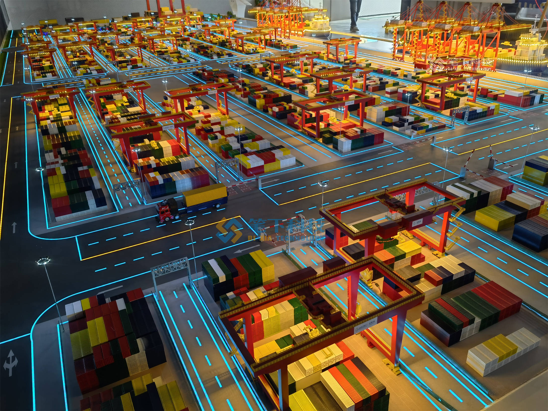 智慧物流沙盘模型_信息_场景_相关