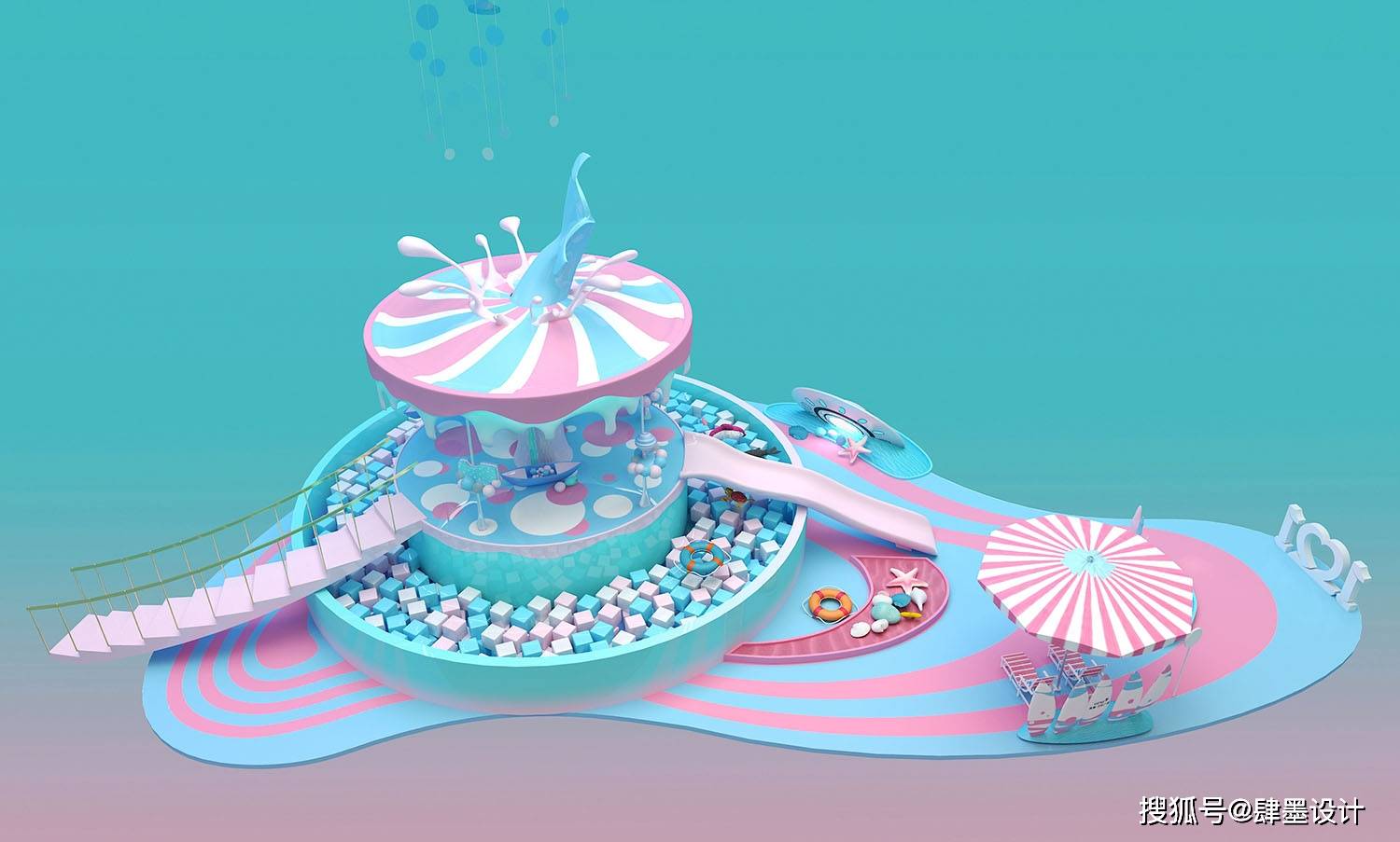 商场购物中心美陈dp点位的设计妙招—肆墨设计_整体_区域_造型