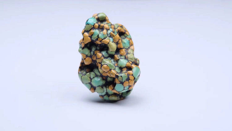 唐三彩特色绿松石_颜色_是一种_唐代