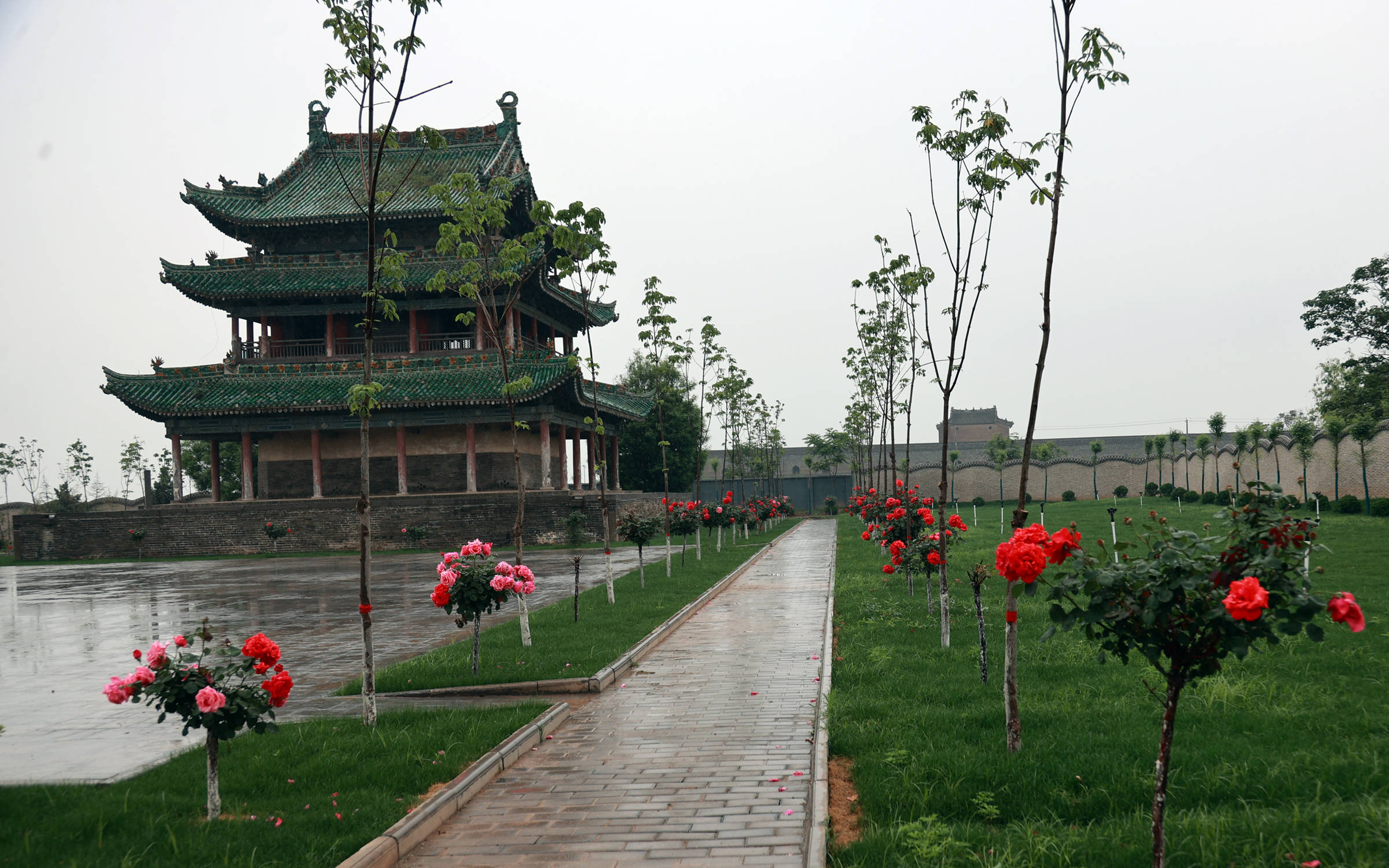 省保文物"岱祠岑楼":华丽蝶变展新颜_景区_大荔_工作
