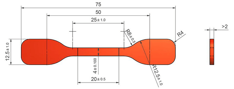 2橡胶哑铃型裁刀iso 527-2哑铃型橡胶裁切模具橡胶拉力试验裁刀_样品