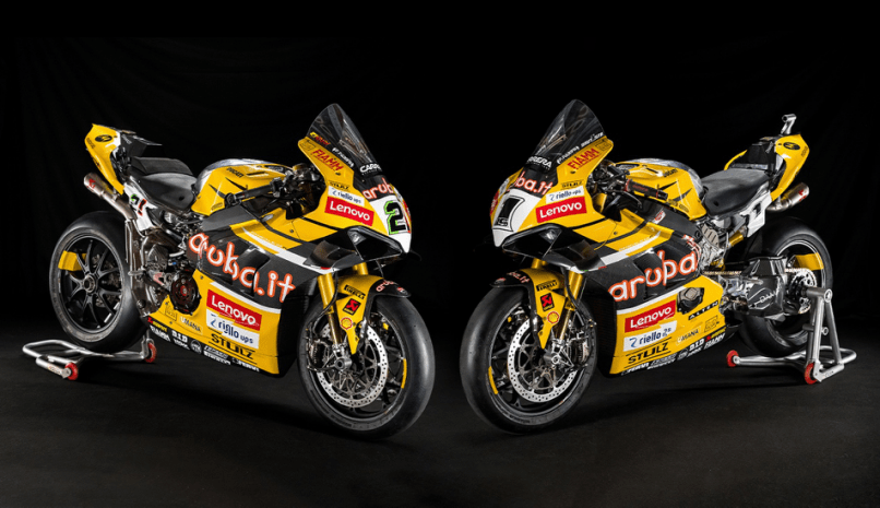 杜卡迪WSBK和MotoGP官方车队揭幕 Giallo Ducati 特别涂装征战赛场