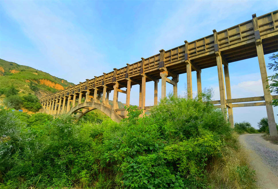 乾县漆水河渡槽见证五十多年历史沧桑_北流_高空_水再