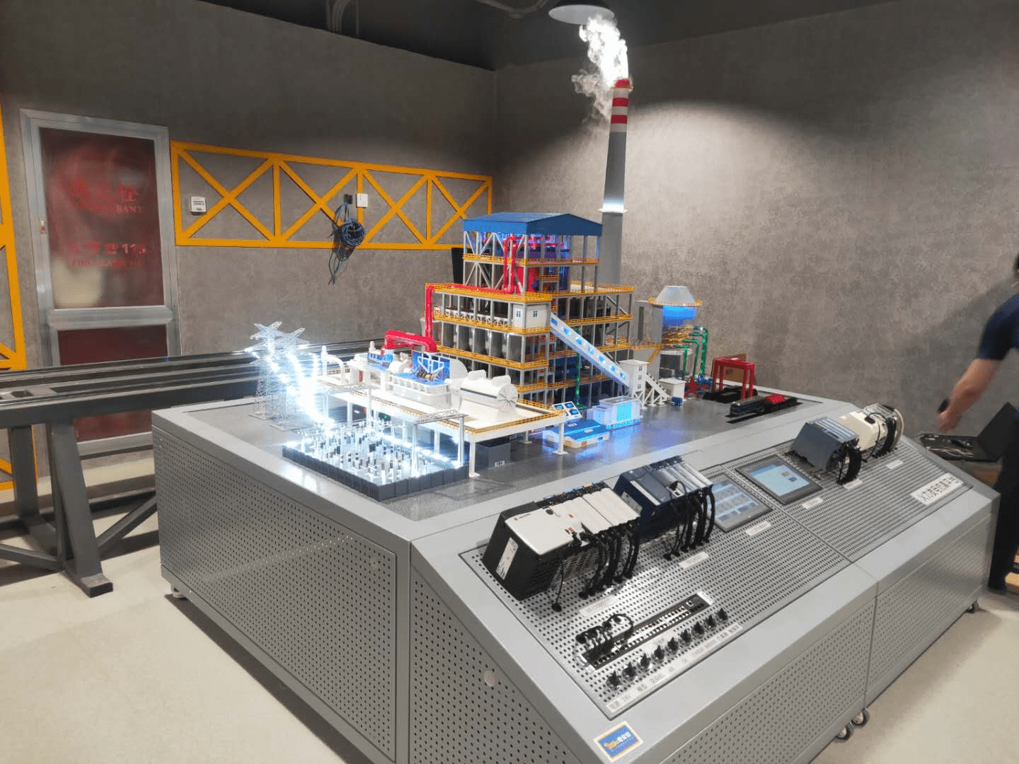 600mw火力发电厂模型 发电厂锅炉 300mw机组 汽包锅炉模型_控制_汽轮