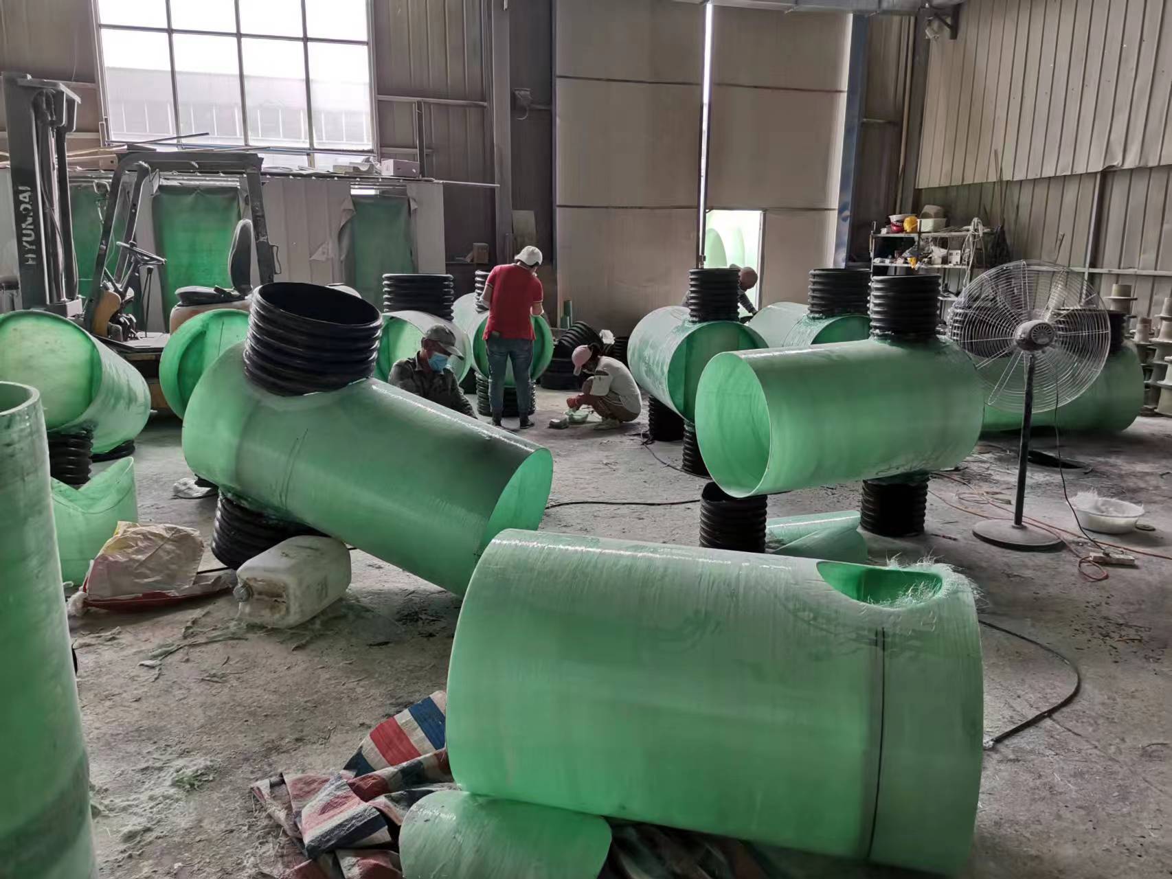 玻璃钢污水检查井 市政雨水阀门井_性能优良_是一种_电缆