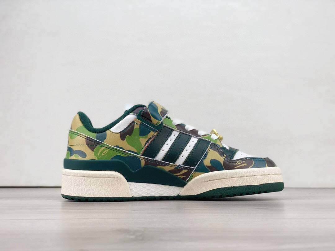 阿迪达斯 adidas forum 84 x bape 30th anniversary 联名复古迷彩