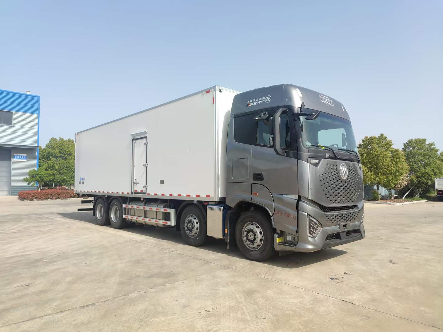 欧曼银河前四后八580马力自动挡冷藏车_搜狐汽车_搜狐网