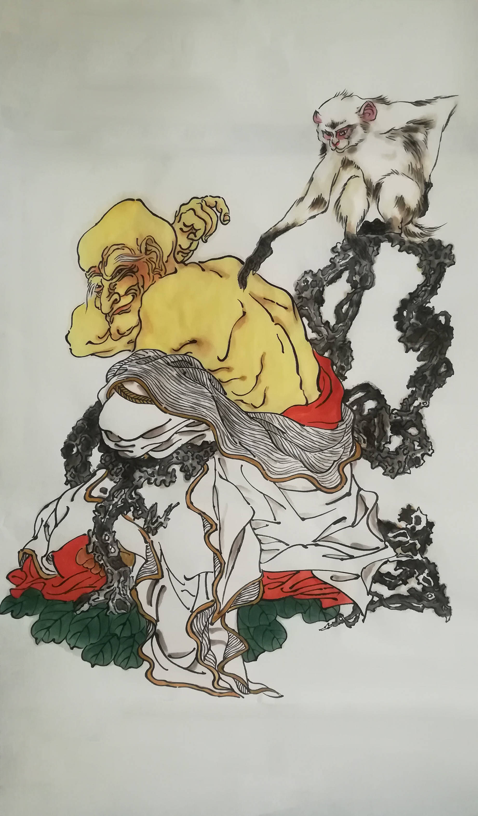 画家康一生——笔墨宣章,神游其境_书画_人物画_传统