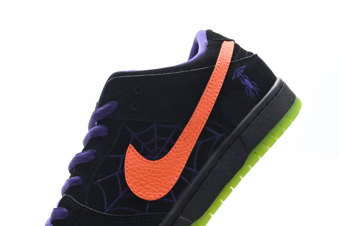 耐克nike dunk sb night of mischief 恶作剧之夜蜘蛛南瓜万圣节限定