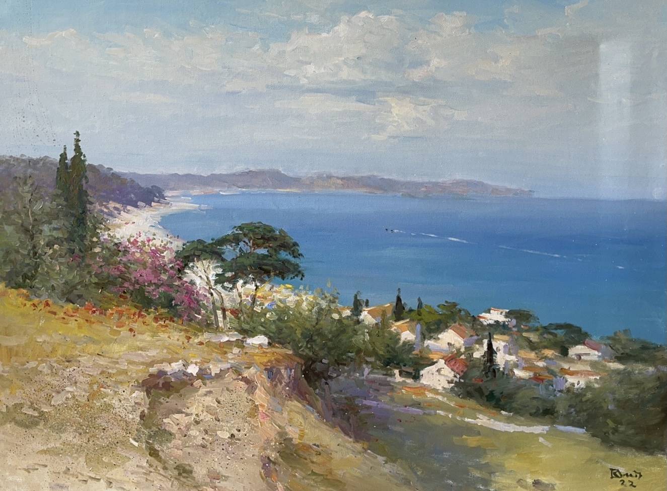 蓝色的梦——俄罗斯风景画大师瓦伦丁的蓝色系列_cm_国际_联展