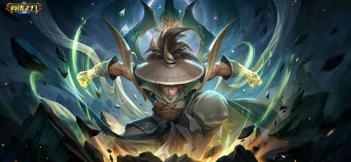 巍然如松 《英魂之刃口袋版》龙影全新皮肤来袭_宗岳_山箓_修士