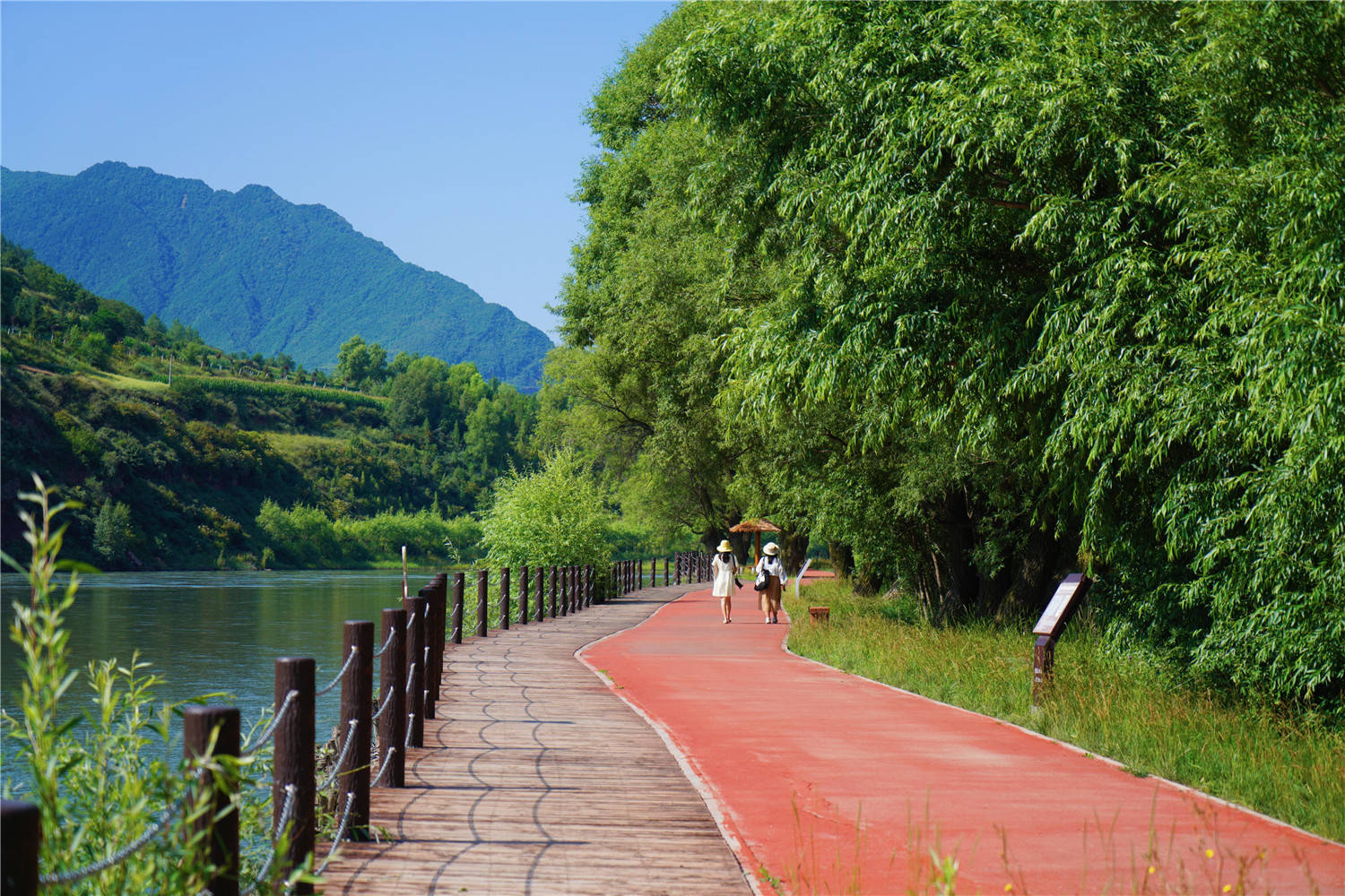 临洮洮河风景照片图片