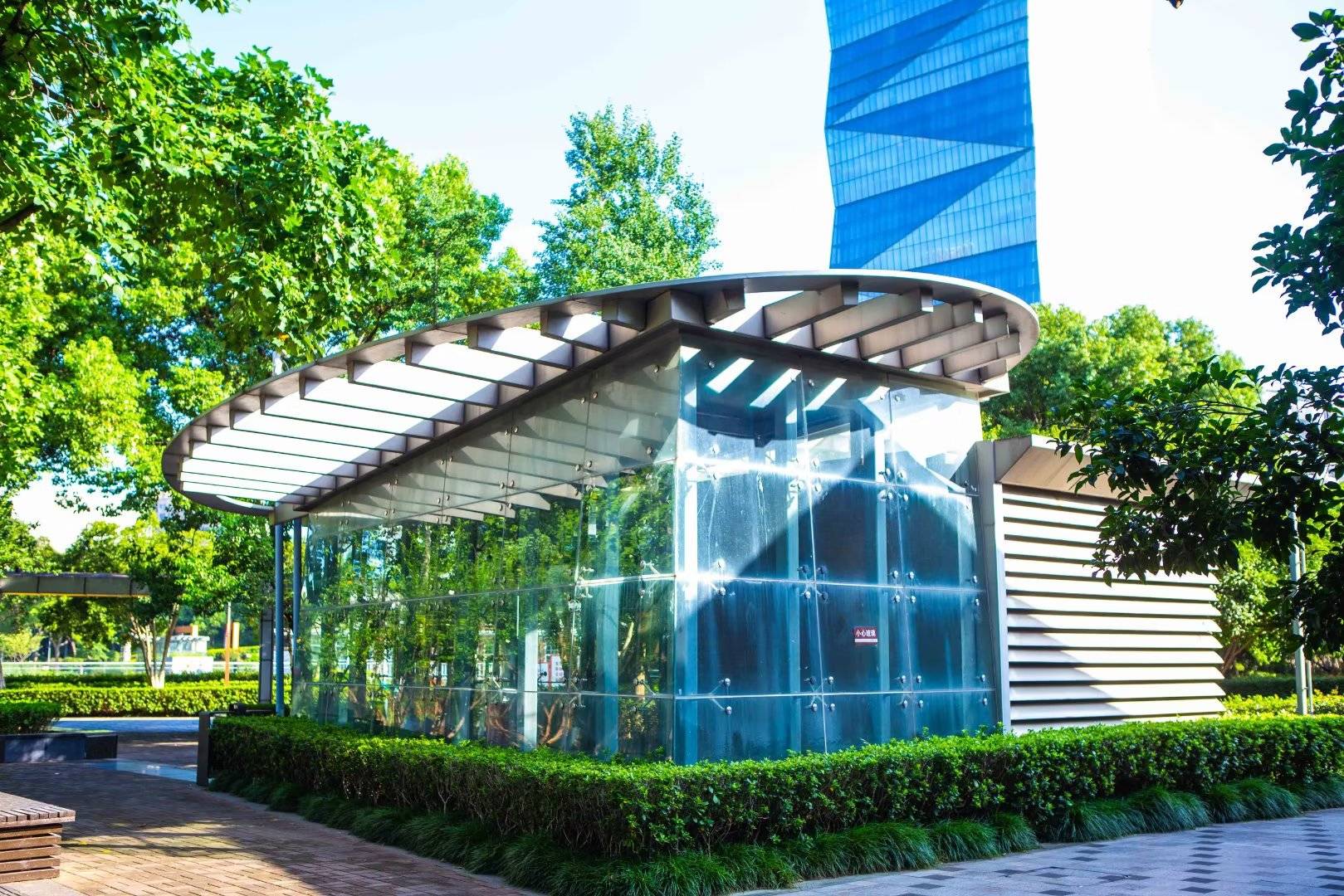 河西中央公园:南京最大的"空中花园"_滨江公园_工程_轴线