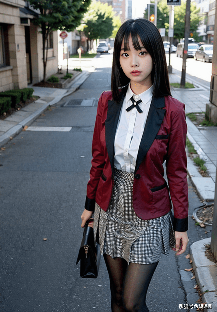 高清美女壁纸,街拍清纯红色jk制服黑丝小姐姐_显得_双腿_自然