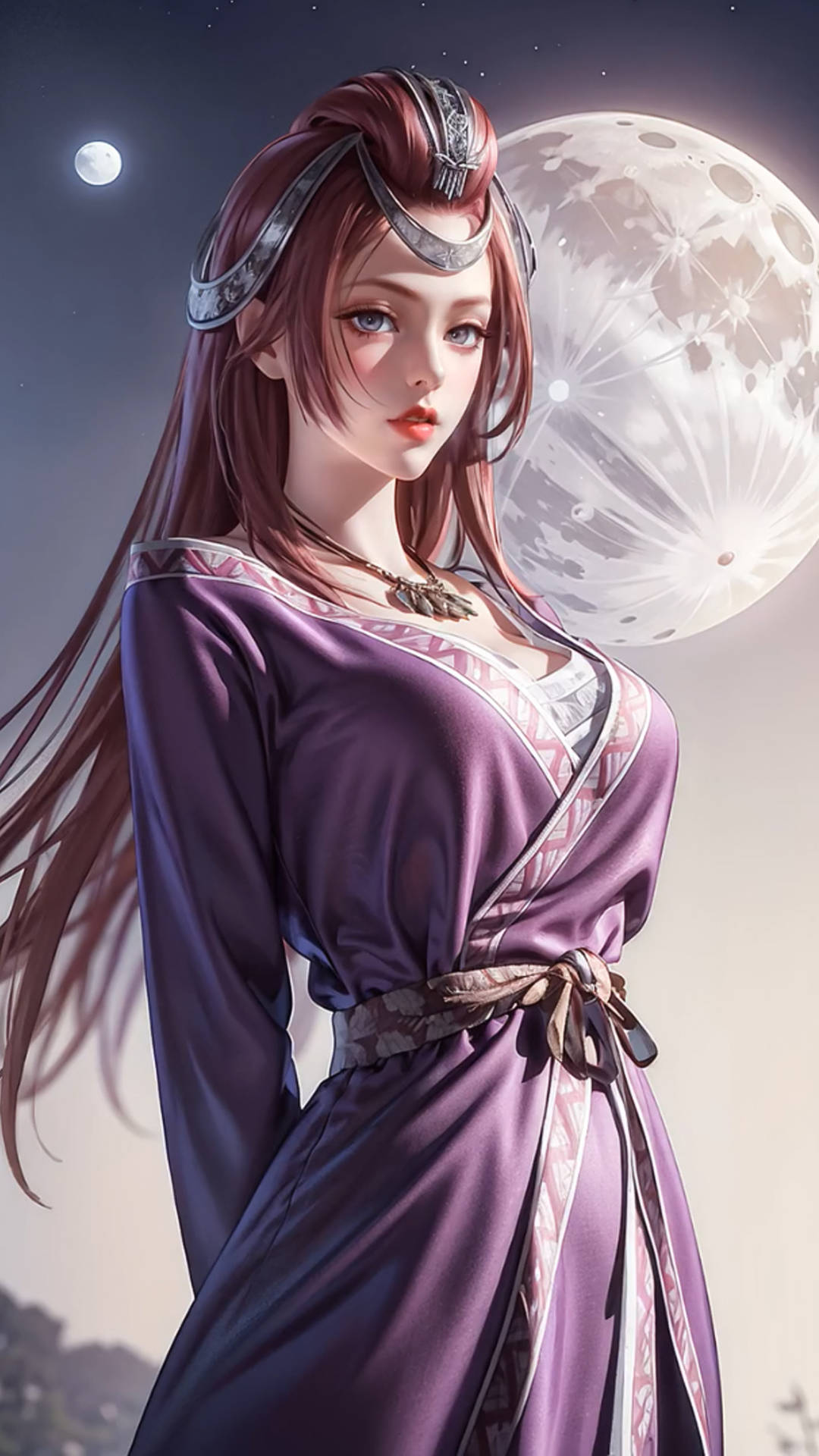 秦时明月国漫女神AI手机壁纸：紫女、田蜜、雪女-搜狐大视野-搜狐新闻