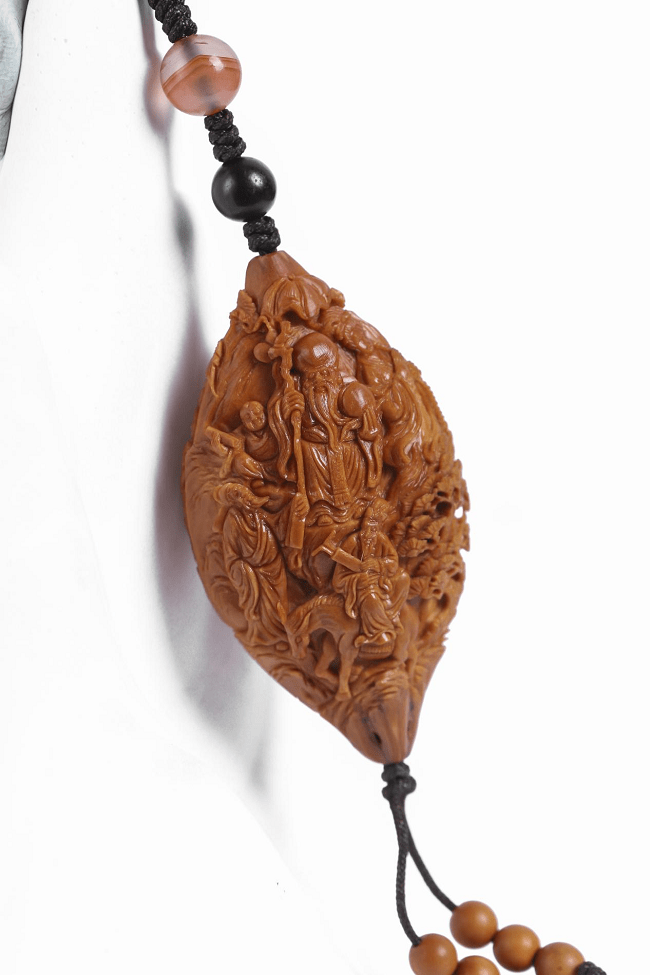 微拍堂全网一件:独树一帜的周派核雕_周春毅_作品_处理