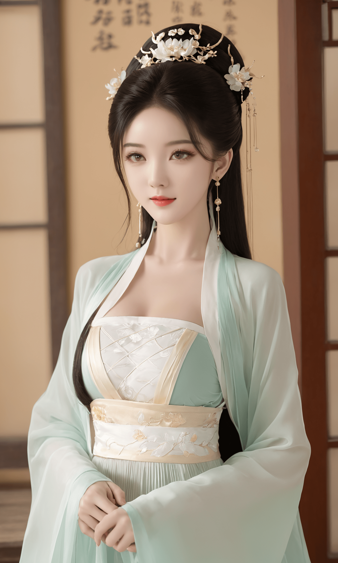 好看的唯美少女古装汉服美女