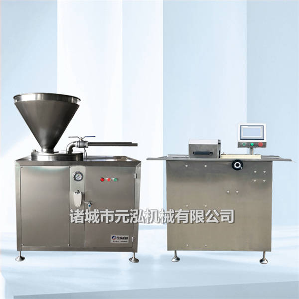 红肠液压灌装机 双管液压灌肠机本厂可以提供成套的做火腿肠,香肠