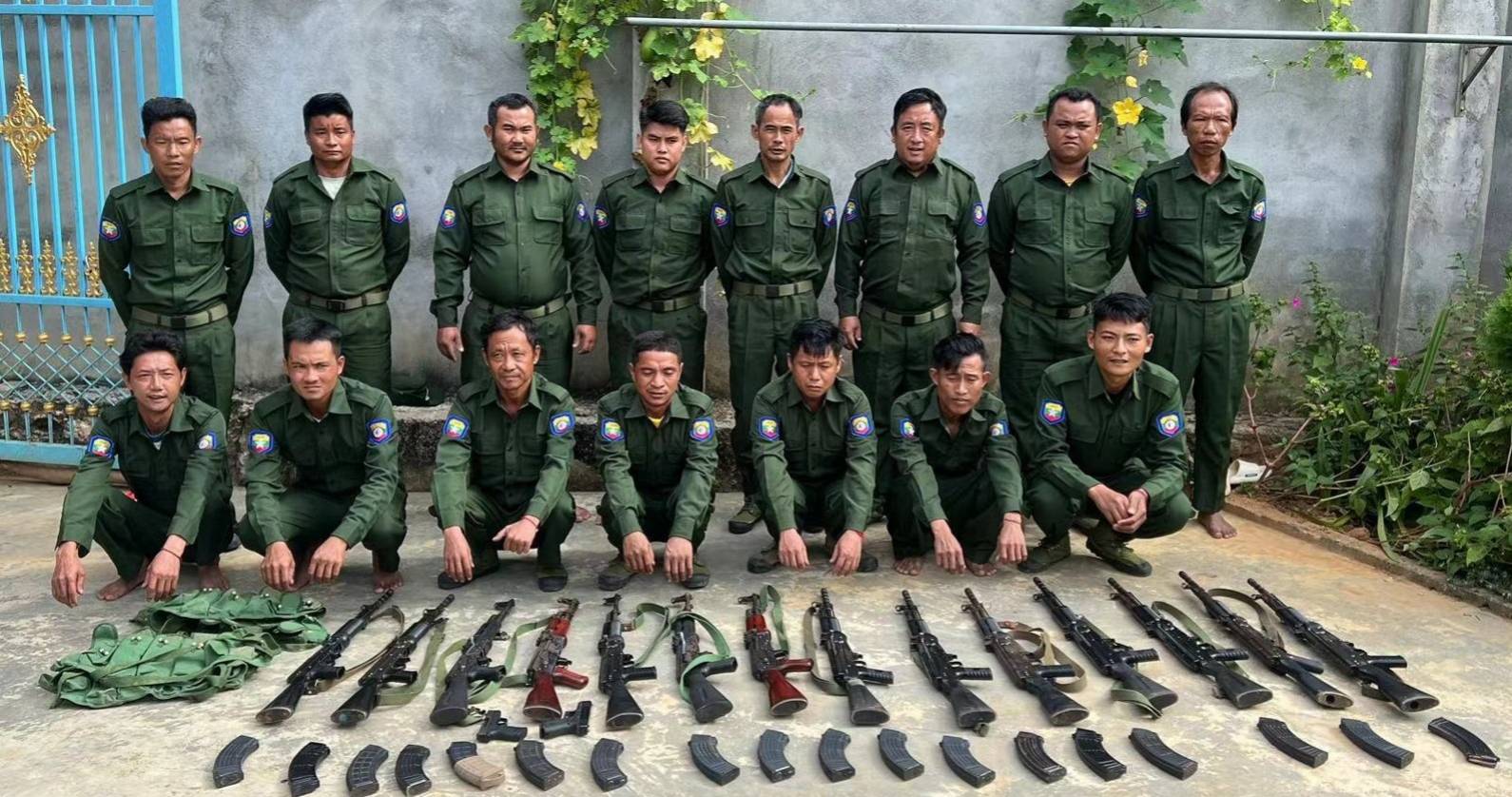 缅甸警察图片