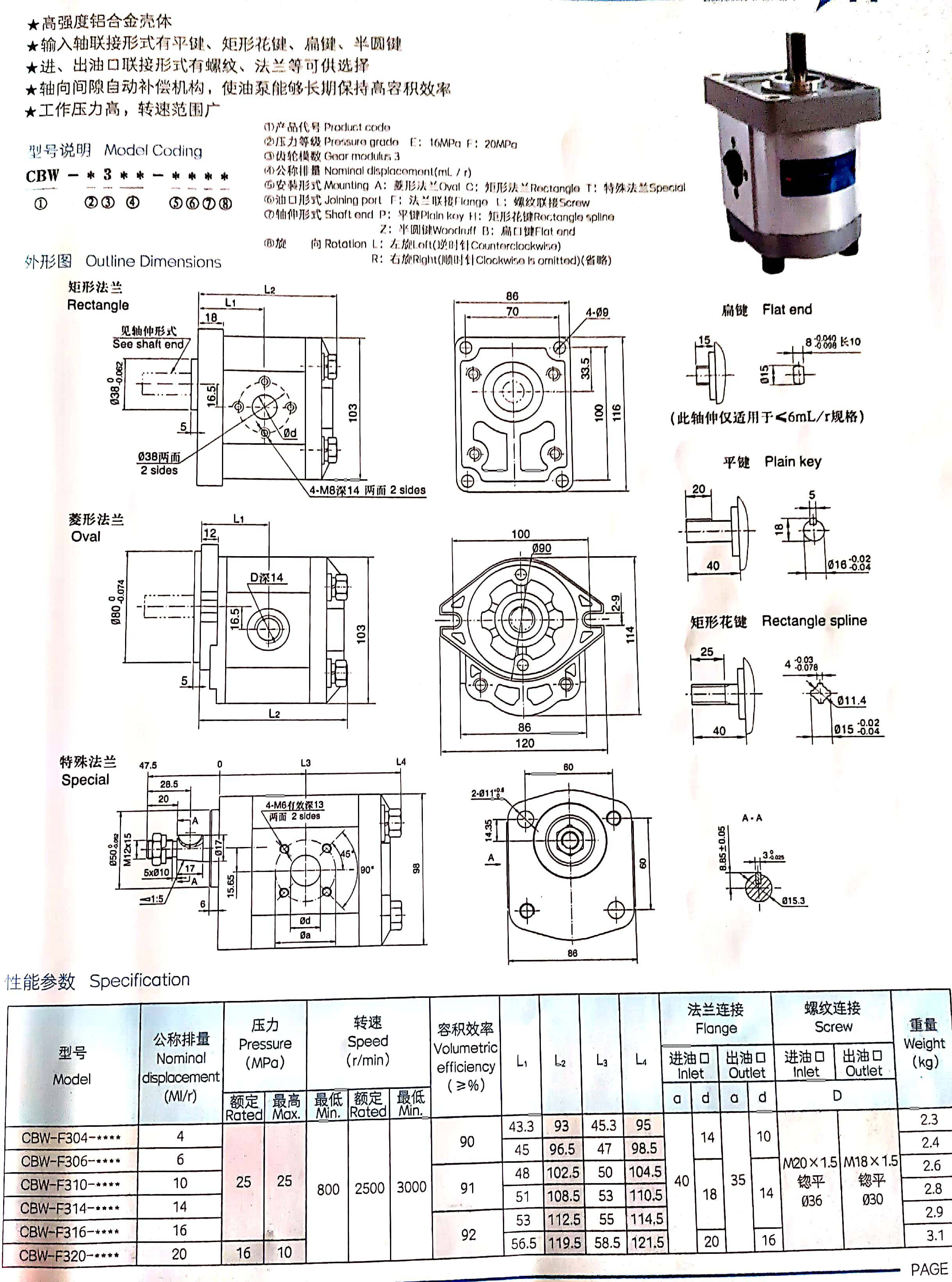 油井抽油泵型号图片