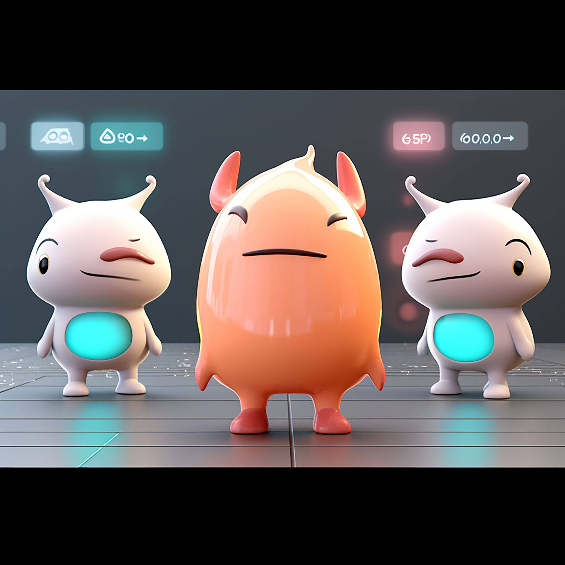 企业卡通形象3d设计吉祥物logo设计