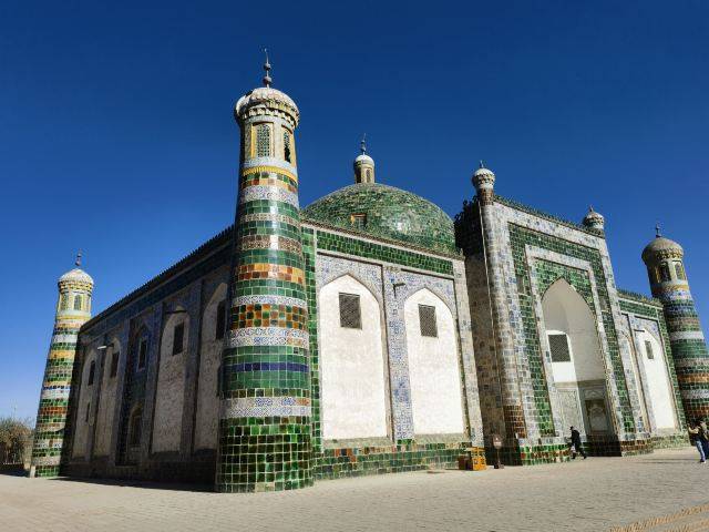 建筑_香妃墓_表演