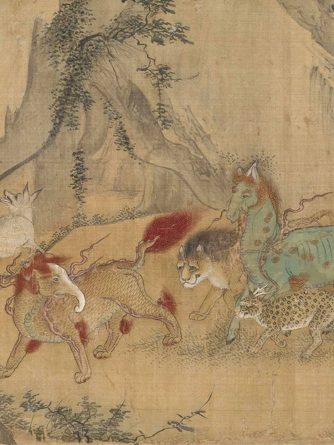 来逛上古奇幻动物园 |《山海百灵图》_文苑_书画_公众
