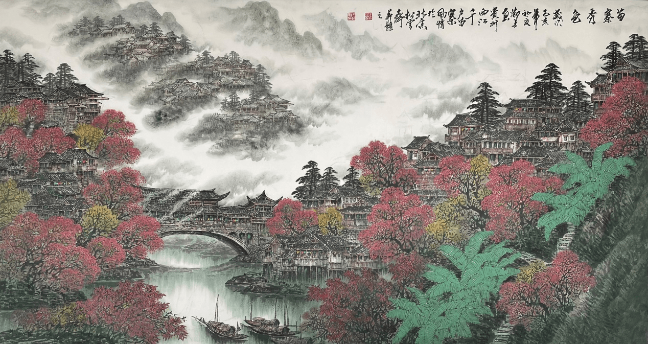 名人名家—走进著名山水画大师徐勤军的艺术世界_作品_国际_中国