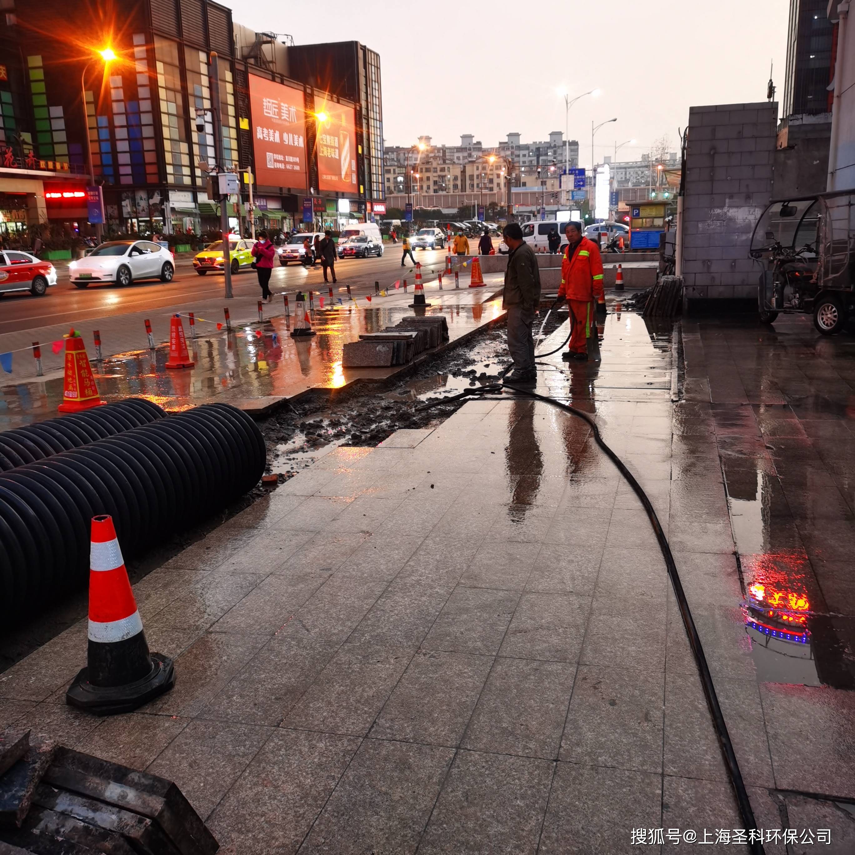 上海工厂排水管道开挖整改 上海污水管道安装维修 上海雨污混流排查