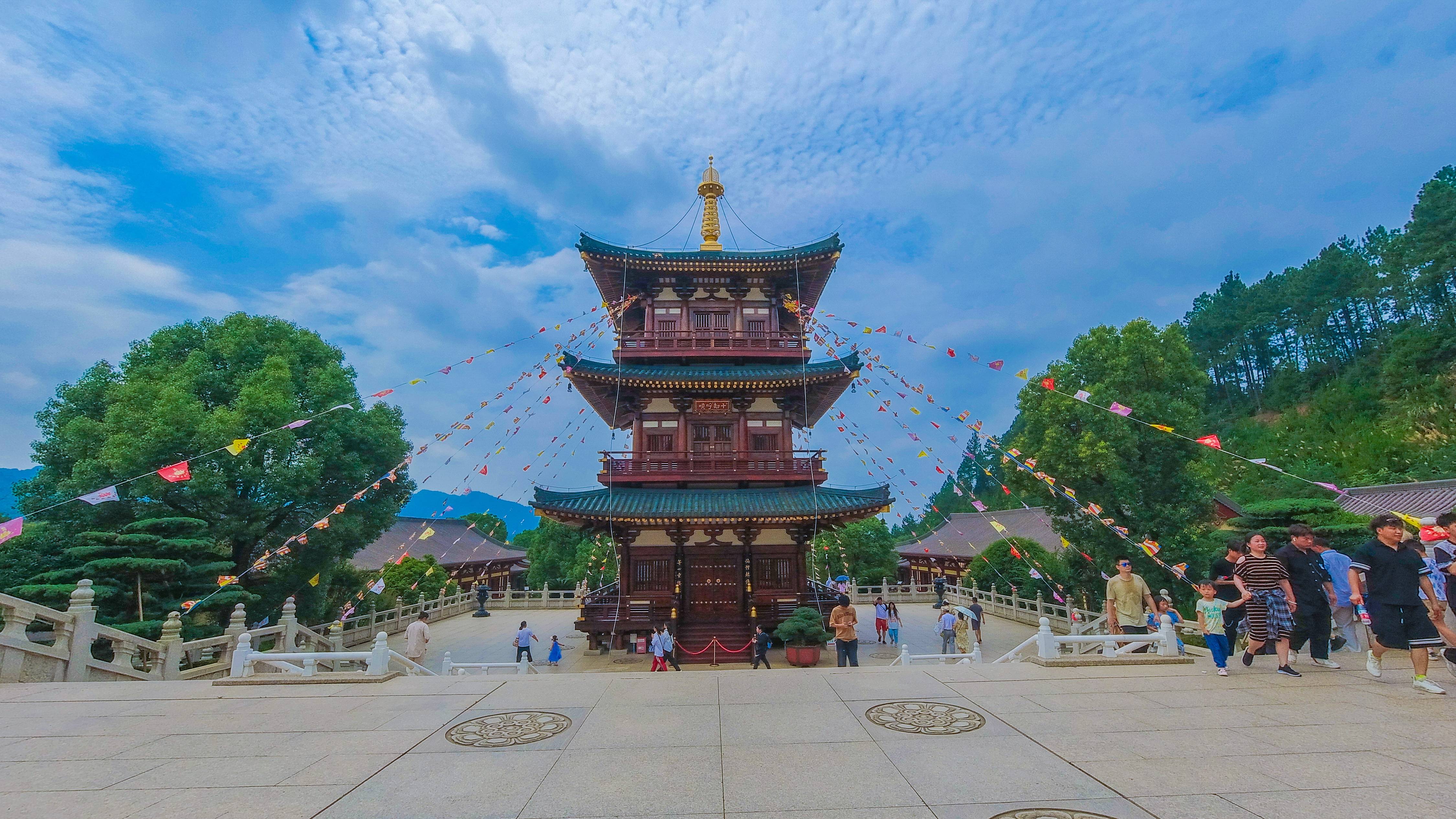 庐山风景区九江东林寺图片