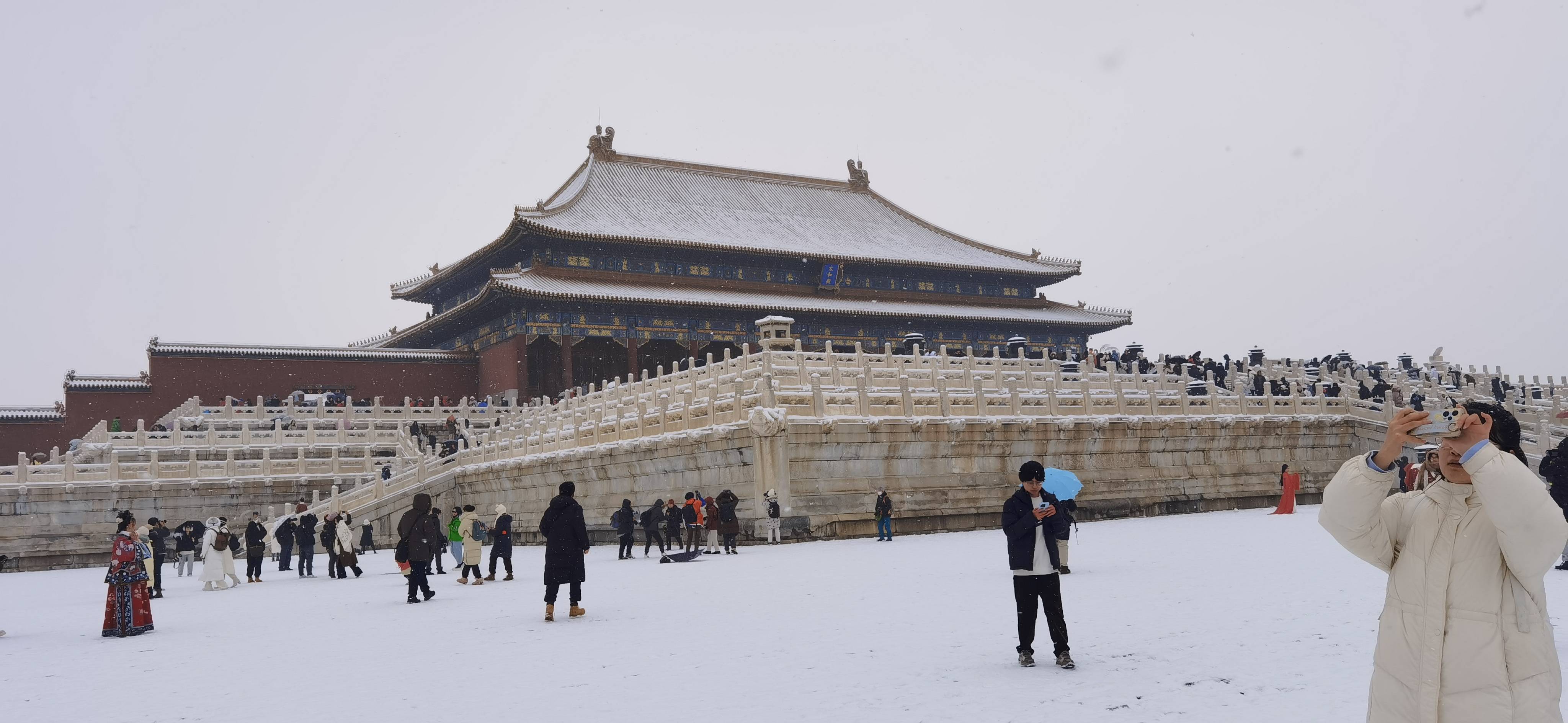 让故宫换上了紫禁城·雪景限定装北京纷纷扬扬的一场大雪