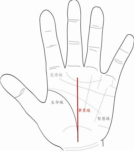 男孩断手掌纹路图解图片