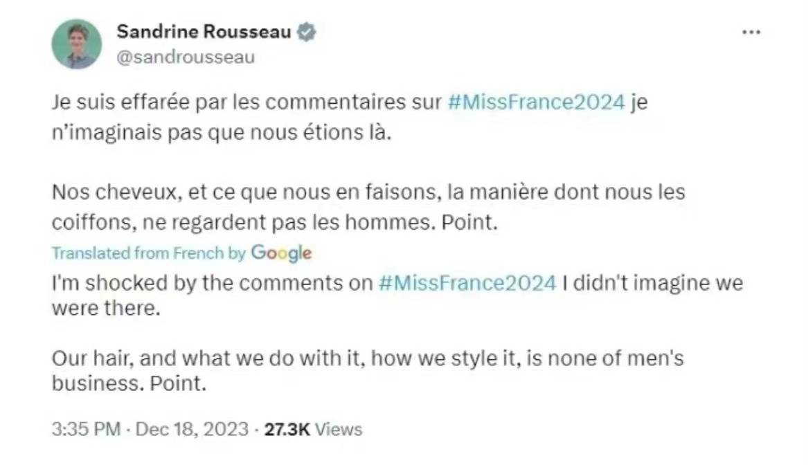 Miss France pageant accused of going 'woke' for crowning beauty queen with  short hair