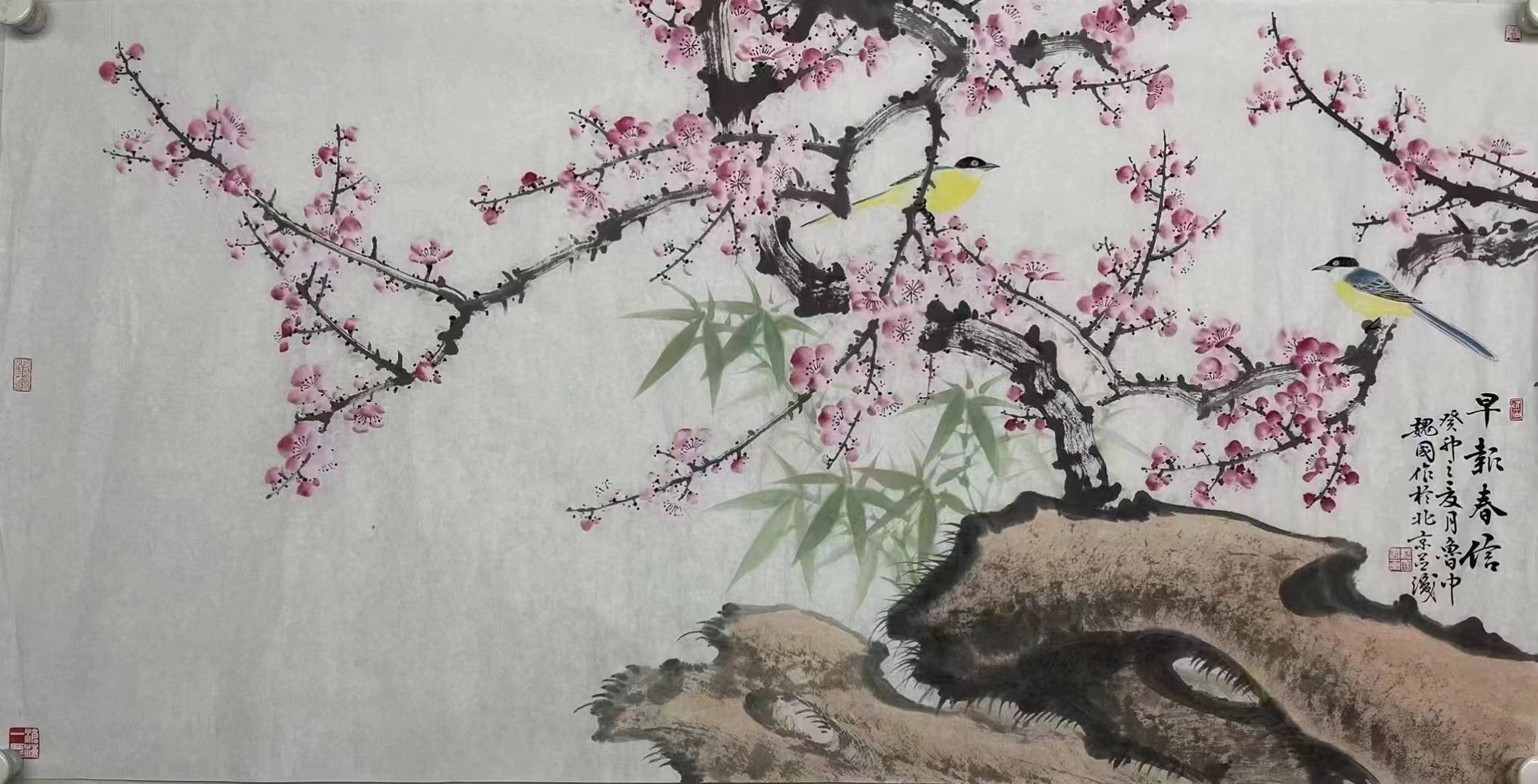 中美协会员画家魏国 花鸟国画作品欣赏