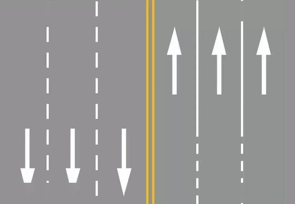 需要注意的是,如果路中央是"实线 虚线",则虚线一侧的车辆是可以左转