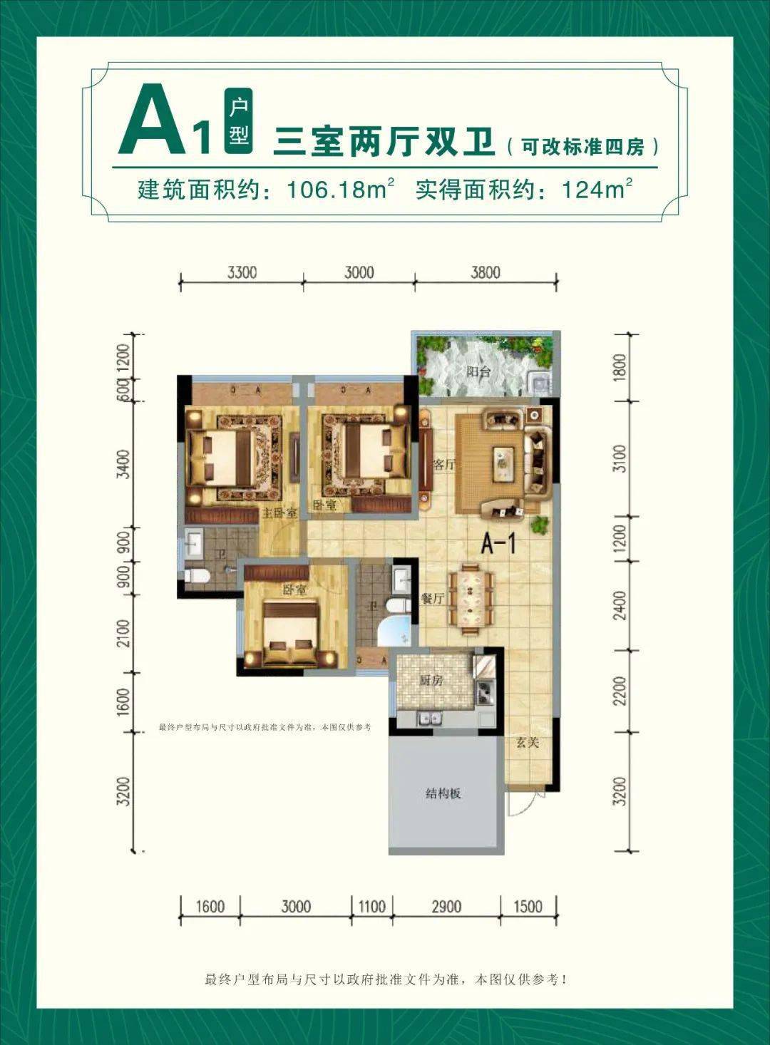 最终户型布局与尺寸以政府批准文件为准,本土仅供参考古蔺新城中心