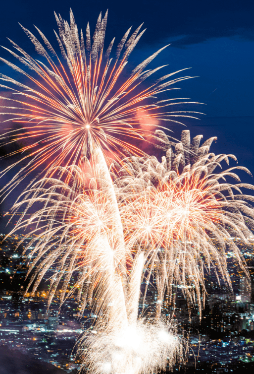 日本人又玩了个新花样全日本同一时间段全国共赏云烟花