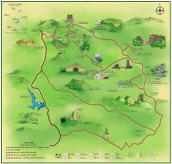 中国世界地质公园云山雾海溪流飞瀑沂蒙山世界地质公园