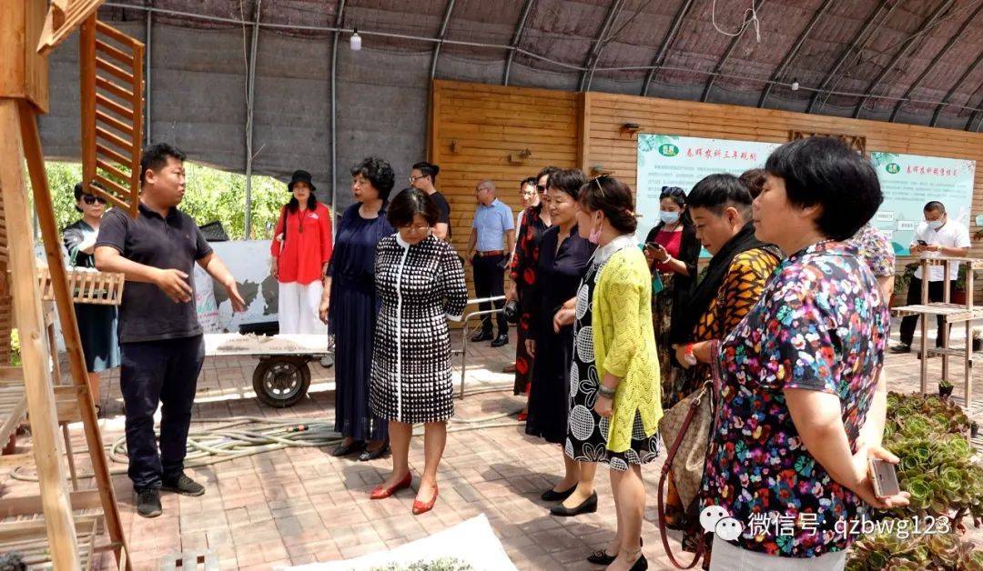 邯郸市妇联市女企业家协会领导参观曲周西木多肉公司园区