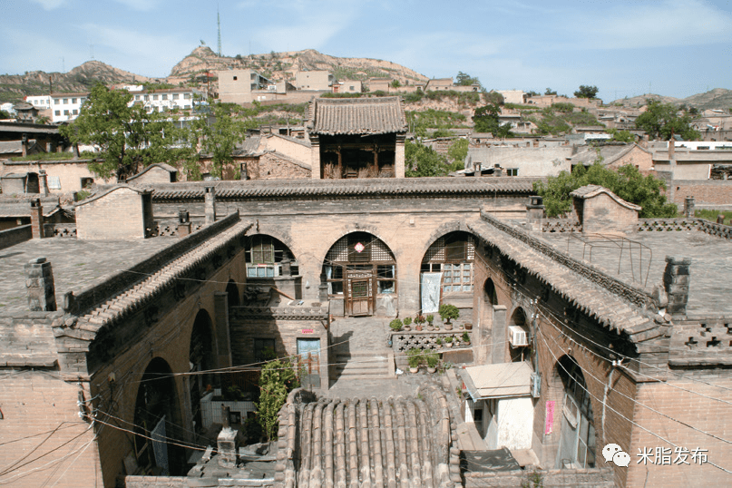 米脂窑洞古城平面图图片