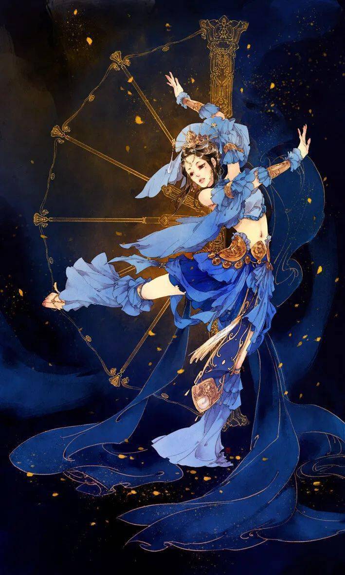 古风蓝衣头像丨壁纸